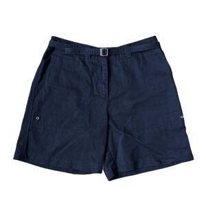 Lauren by Ralph Lauren Women’s Black High Waisted Belted Shorts Size 6P